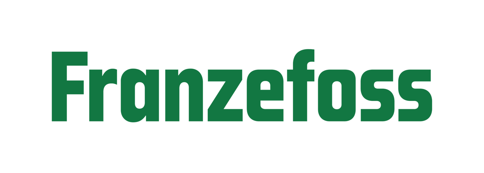 Franzefoss logo digital grønn